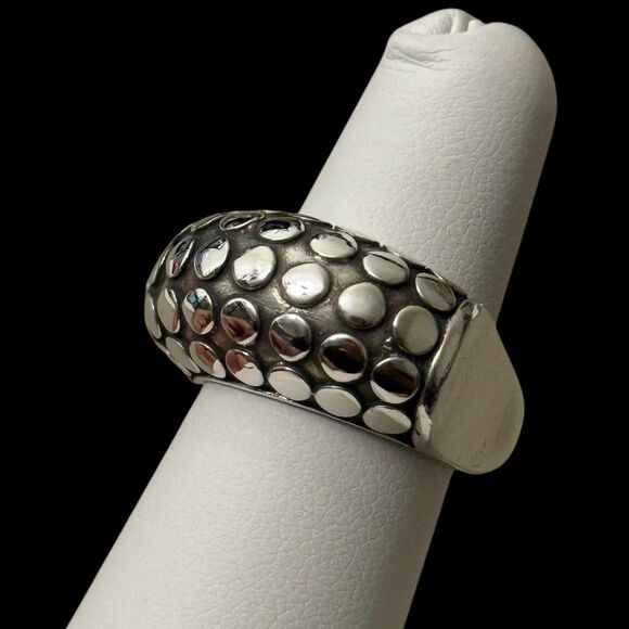 John Hardy Pebble Dome Size 6.25 Sterling Ring - Picture 1 of 6